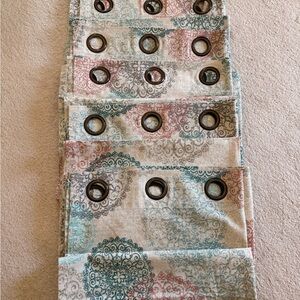 6 Patterned Curtain Panels with Grommets
